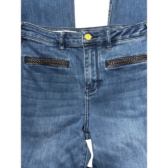 Pilcro Anthropologie Bootcut Flare Jeans Size 27 Braided Pocket Y2K - Picture 3 of 9